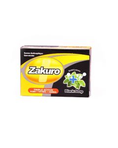 MEDICATED SOAP BLACK ZAKURO 72X90G
