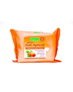 BEAUTY FORMULA APRICOT FACIAL WIPE 30ct