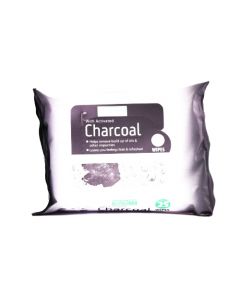 BEAUTY FORMULAS CHARCOAL FACIAL WIPES 25's