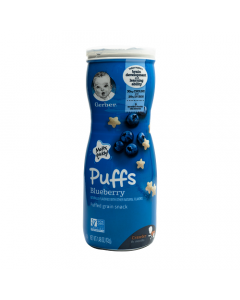 GERBER PUFFS BLUEBERRY SNACK 1.48OZ