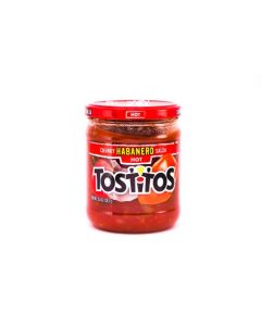 TOSTITOS CHUNKY HABANERO SALSA HOT 15.5oz 