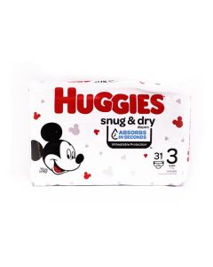 HUGGIES DIAPERS #3 31'S