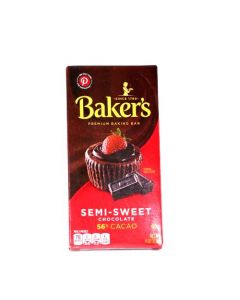 BAKER'S SEMI SWEET CHOCOLATE 4OZ