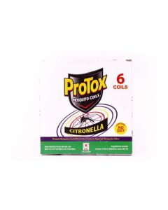 PROTOX CITRONELLA MOSQUITO COIL 6'S 12G