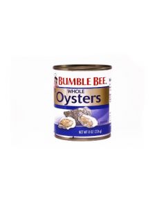 BUMBLE BEE WHOLE OYSTERS 8OZ