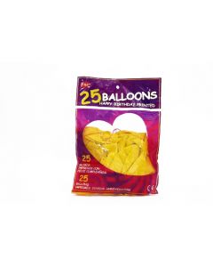 BALLOONS HAPPY BIRTHDAY PRINTED 25CT