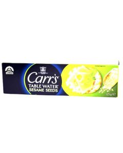 CARRS TABLE WATER BISCUIT SESAME SEEDS 125g