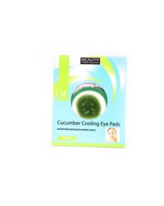 BEAUTY FORMULAR CUCUMBER COOLING EYE PADS 12's 