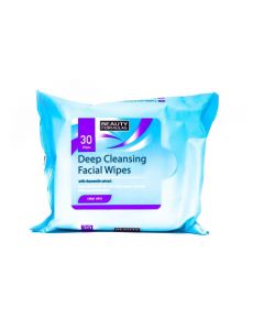 BEAUTY FORMULAS DEEP CLEANSING FACIAL WIPES 30's