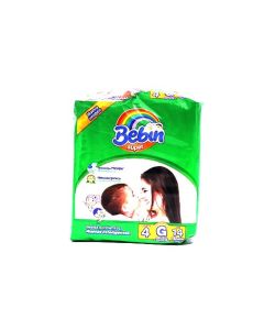 BEBIN DIAPERS LG #4 14'S