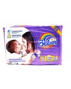 BEBIN DIAPERS XL # 5 28'S