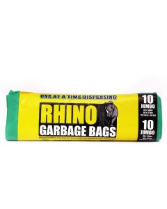 RHINO GARBAGE BAGS JUMBO 10's