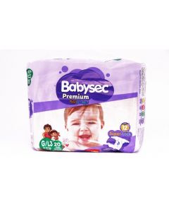 BABYSEC DIAPERS LARGE #3 20's