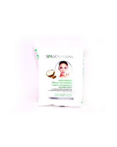 SPA SCRIPTIONS MOISTURIZING MAKE UP CLEANSING WIPES 30CT