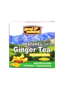 GOOD & NATURAL GINGER TEA INSTANT SWEETENED 10X18