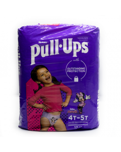 HUGGIES PULL UPS 4-5 17CT GIRL