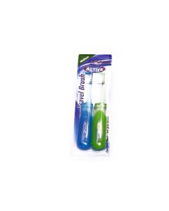 ACTIVE TRAVEL TOOHTBRUSH 2PKT - MEDIUM